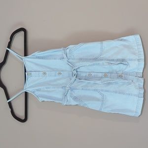 Gap Girls Denim Dress with Belt and Pockets! Size Small